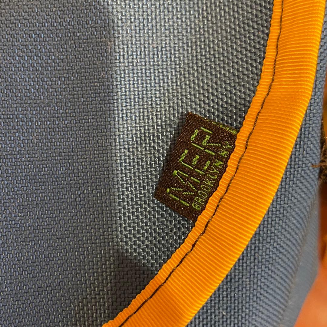 USA製 MER BROOKLYN NY メッセンジャーバッグ 青 ブルー