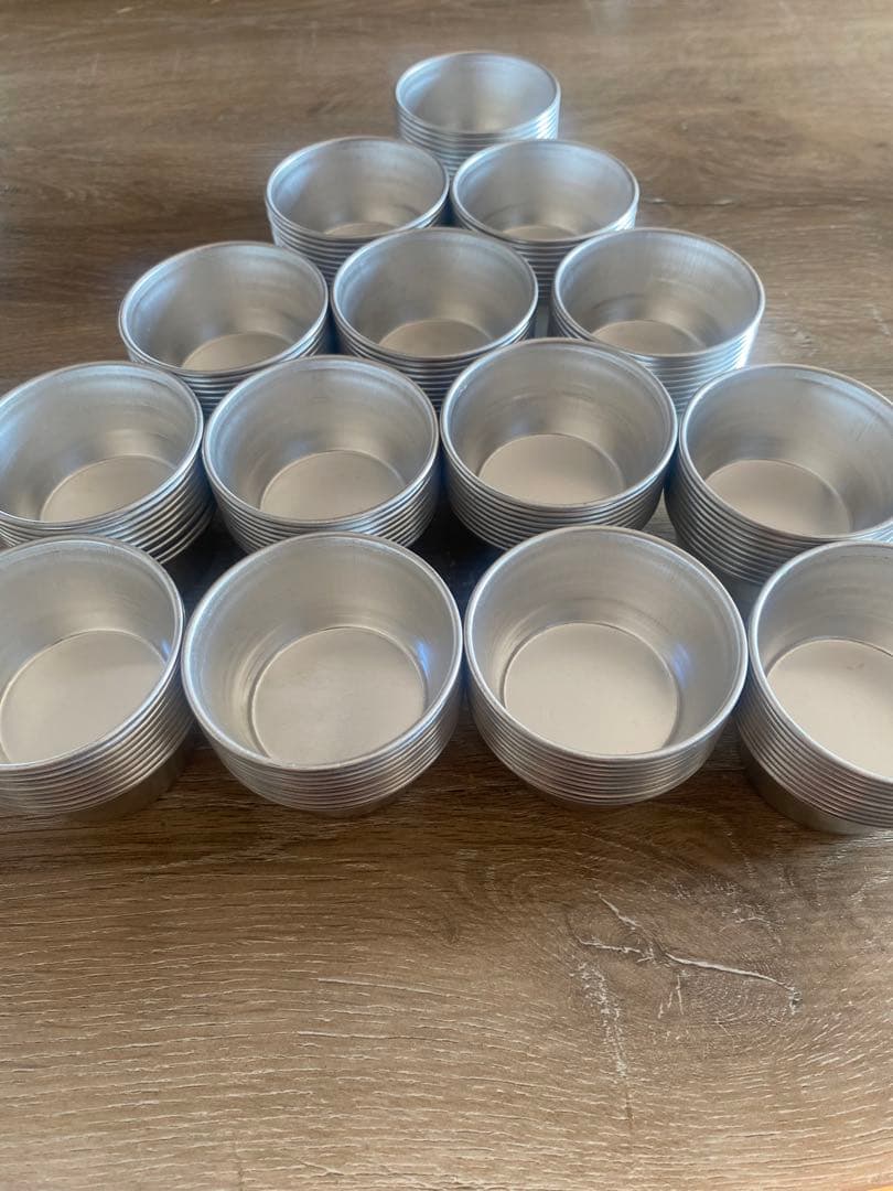 プリンカップ　ゼリーカップ　アルミ製円形型 １４０個
