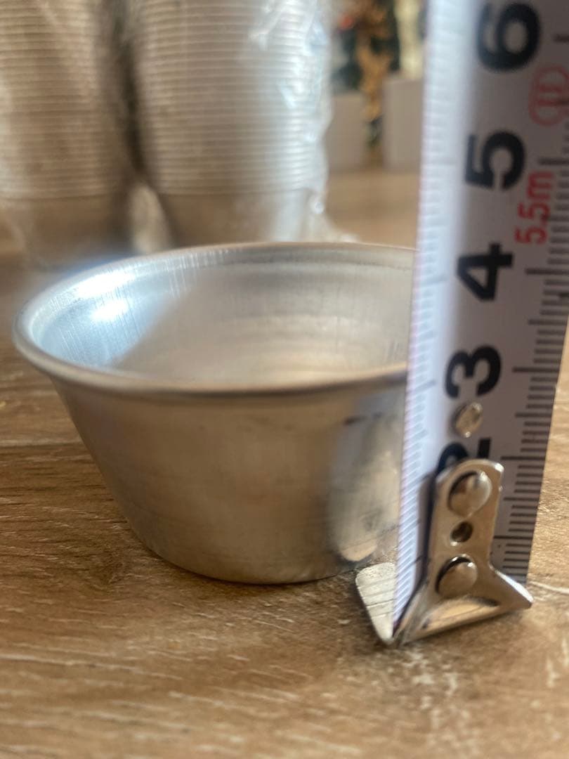 プリンカップ　ゼリーカップ　アルミ製円形型 １４０個