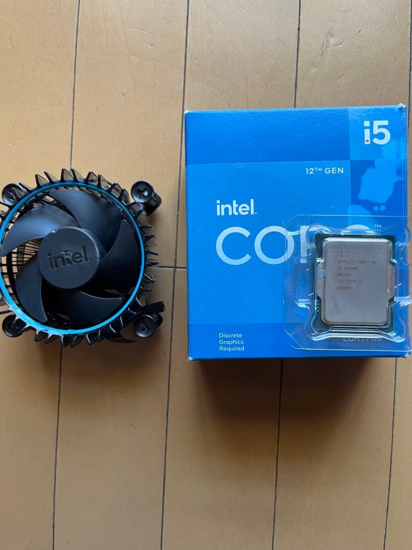 Intel Core i5 12400f + CPUクーラー