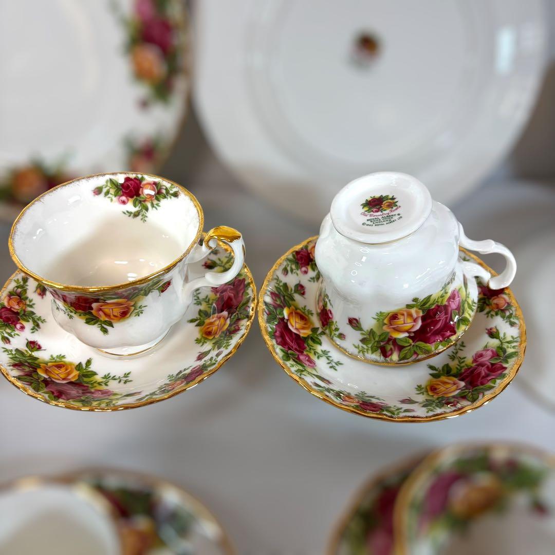 ロイヤルアルバート オールドカントリーローズ 57点セット 豪華 英国食器