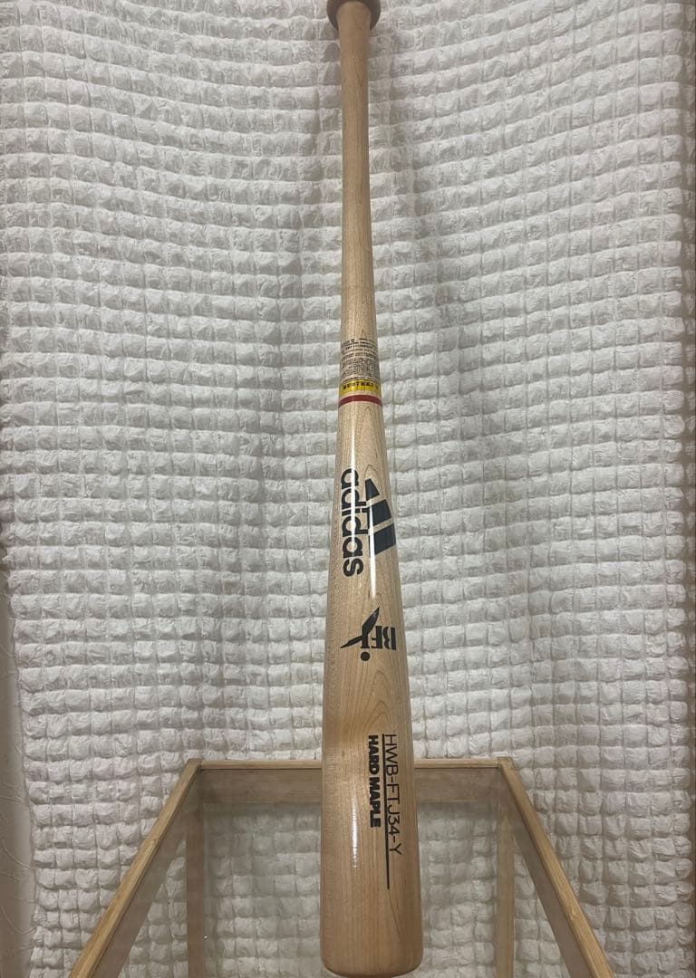 【未使用品‼️】アディダス　硬式木製バット　山田哲人モデル　BFJ　８４ｃｍ
