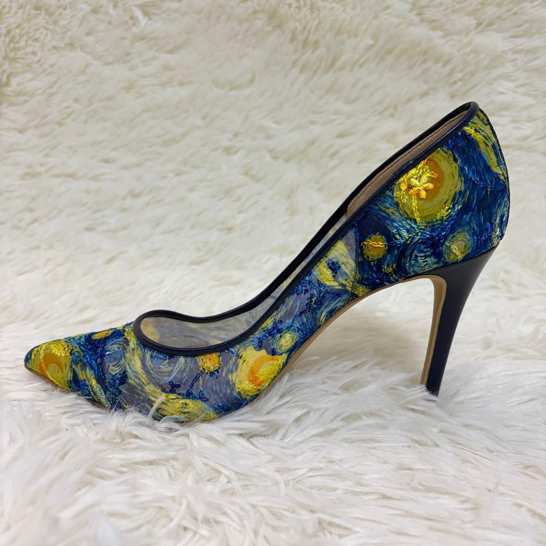 【希少/美品】DIANA ダイアナ 絵画 シリーズ ゴッホ 星月夜 レース