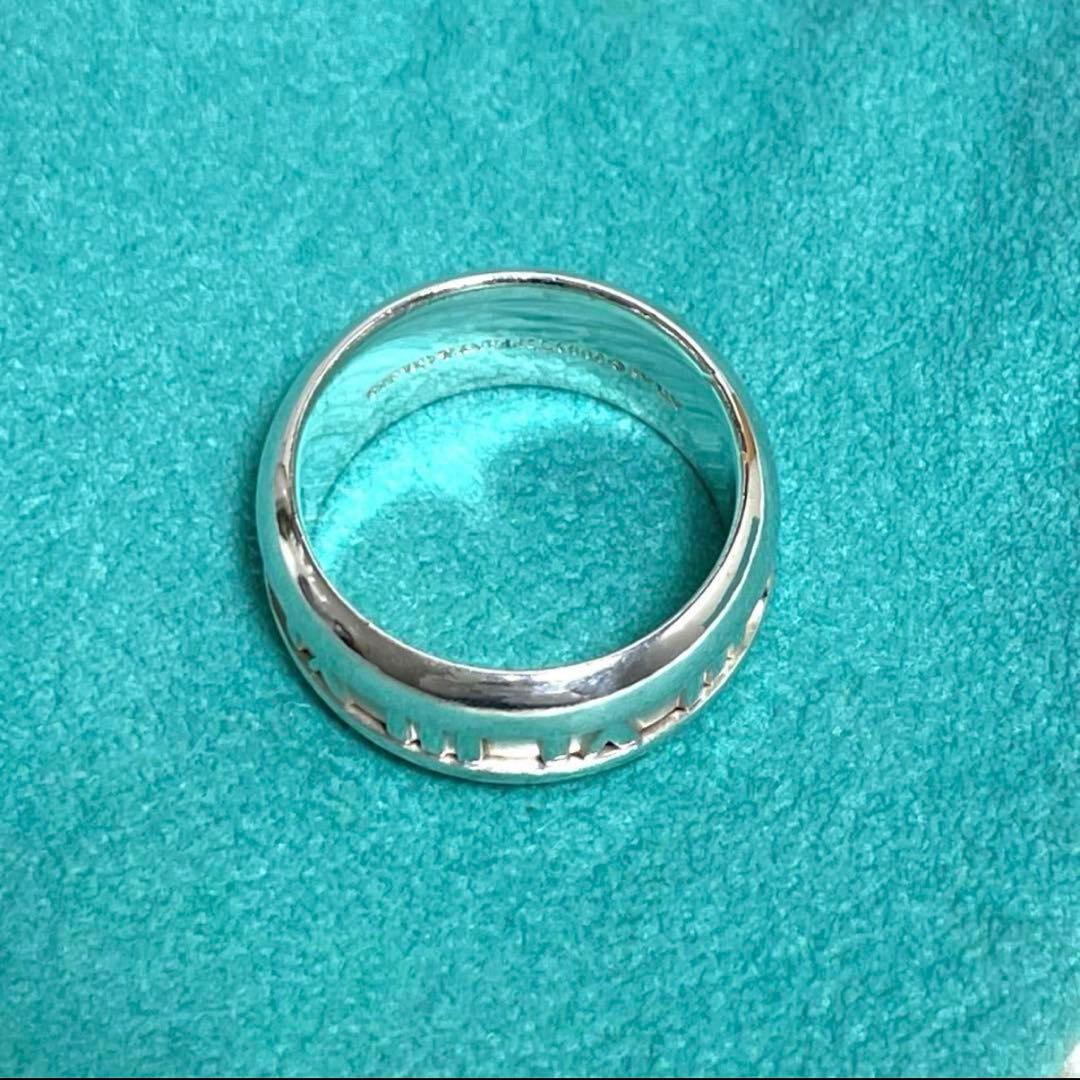 TIFFANY&Co.　アトラスカーブドリング　19号　メンズ/レディース