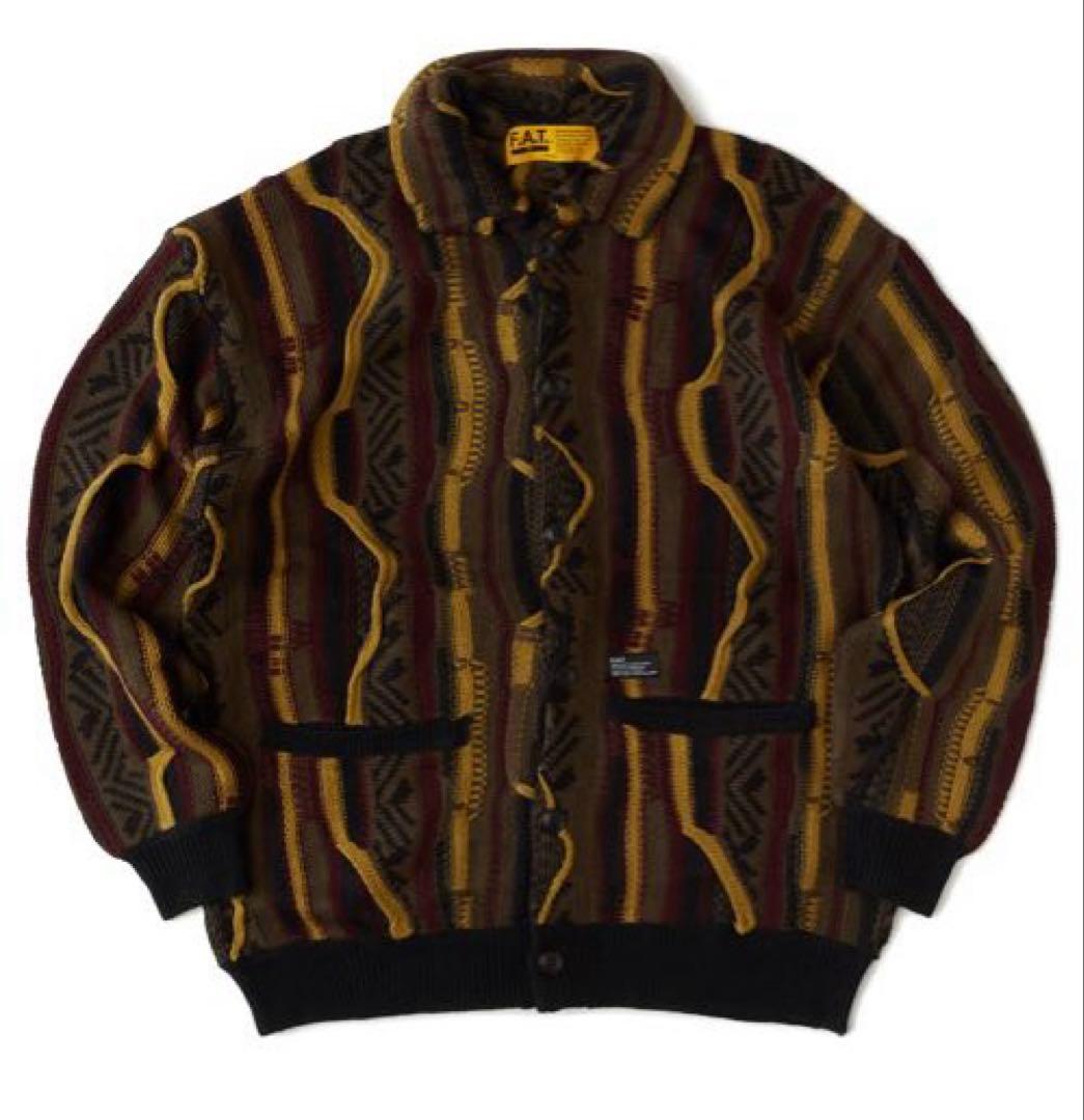 美品F.A.T. FOOGIGANカーディガン オリーブ サイズFATJUMBO