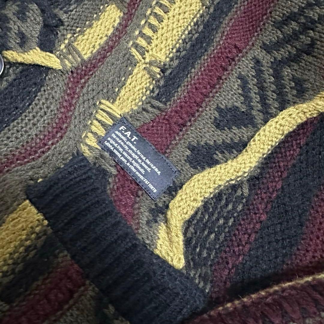 美品F.A.T. FOOGIGANカーディガン オリーブ サイズFATJUMBO