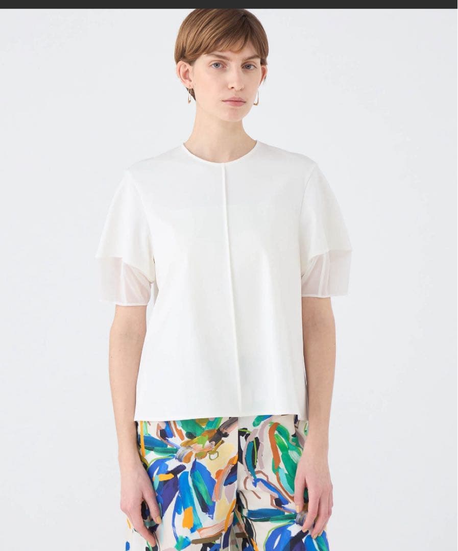 ジャージーコンビ ランタンスリーブプルオーバー