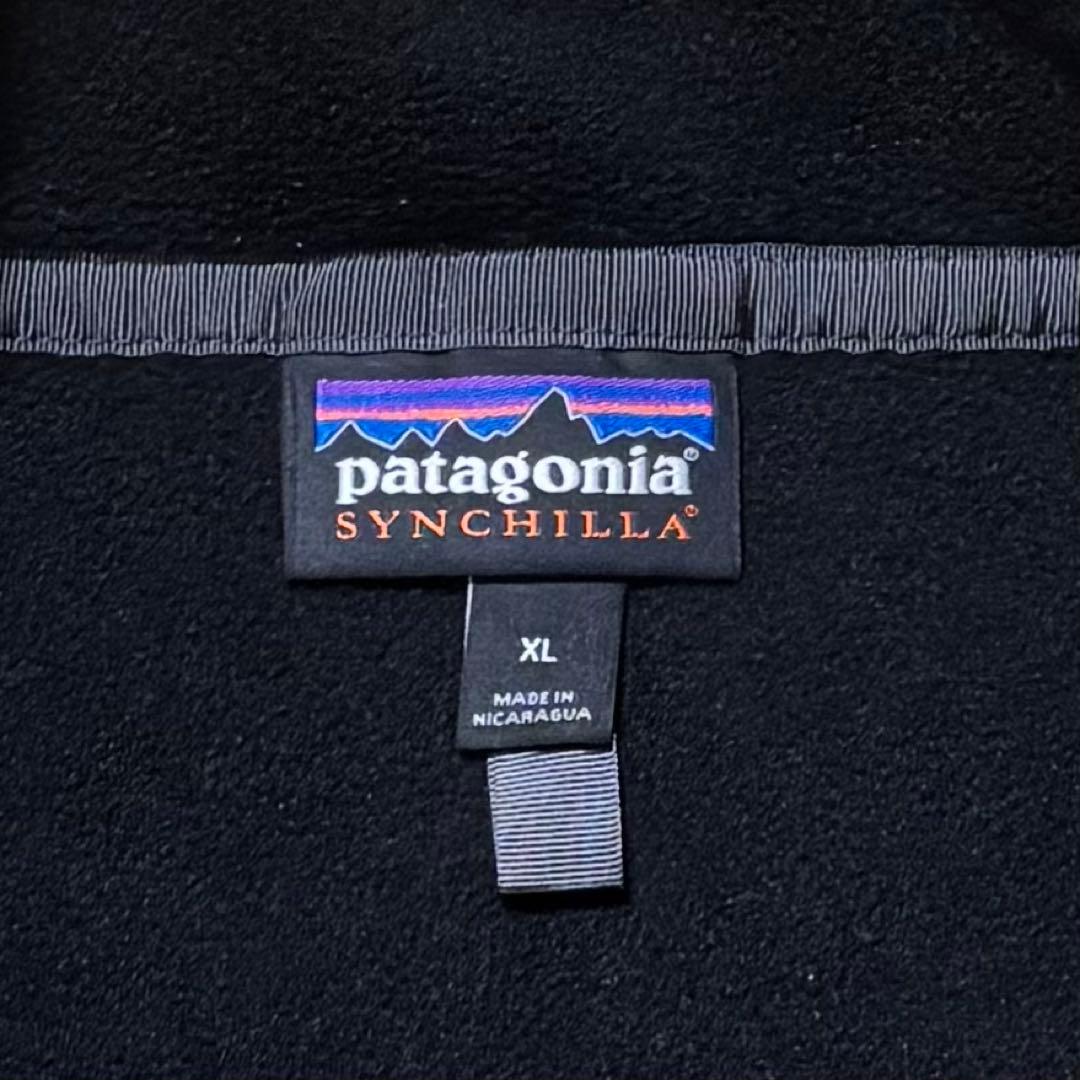 XL 美品 野村周平 黒 Patagonia シンチラ パタゴニア スナップT
