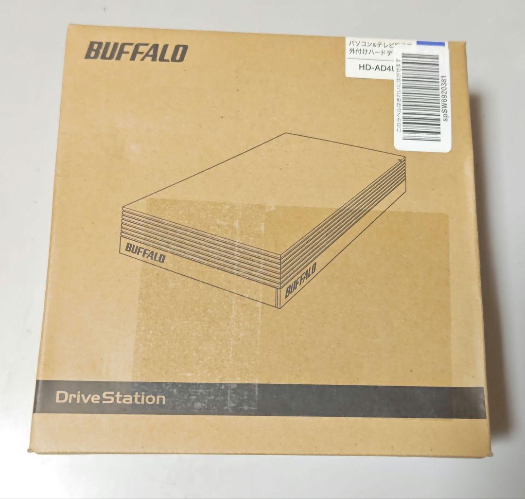 BUFFALO HD-AD4U3 4TB 新品未使用品