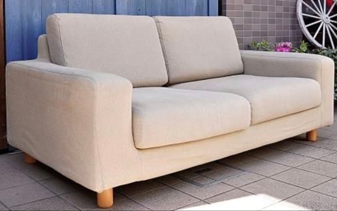 無印良品　ファブリックソファ　2.5シーター