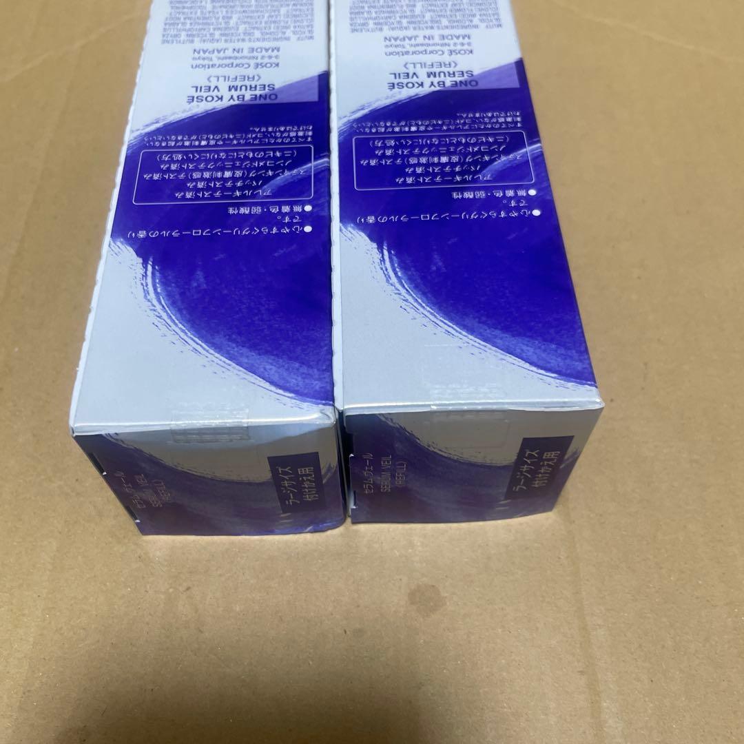 ONE BY KOSEセラムヴェール 薬用導入美容液 120ml 付け替え用2個