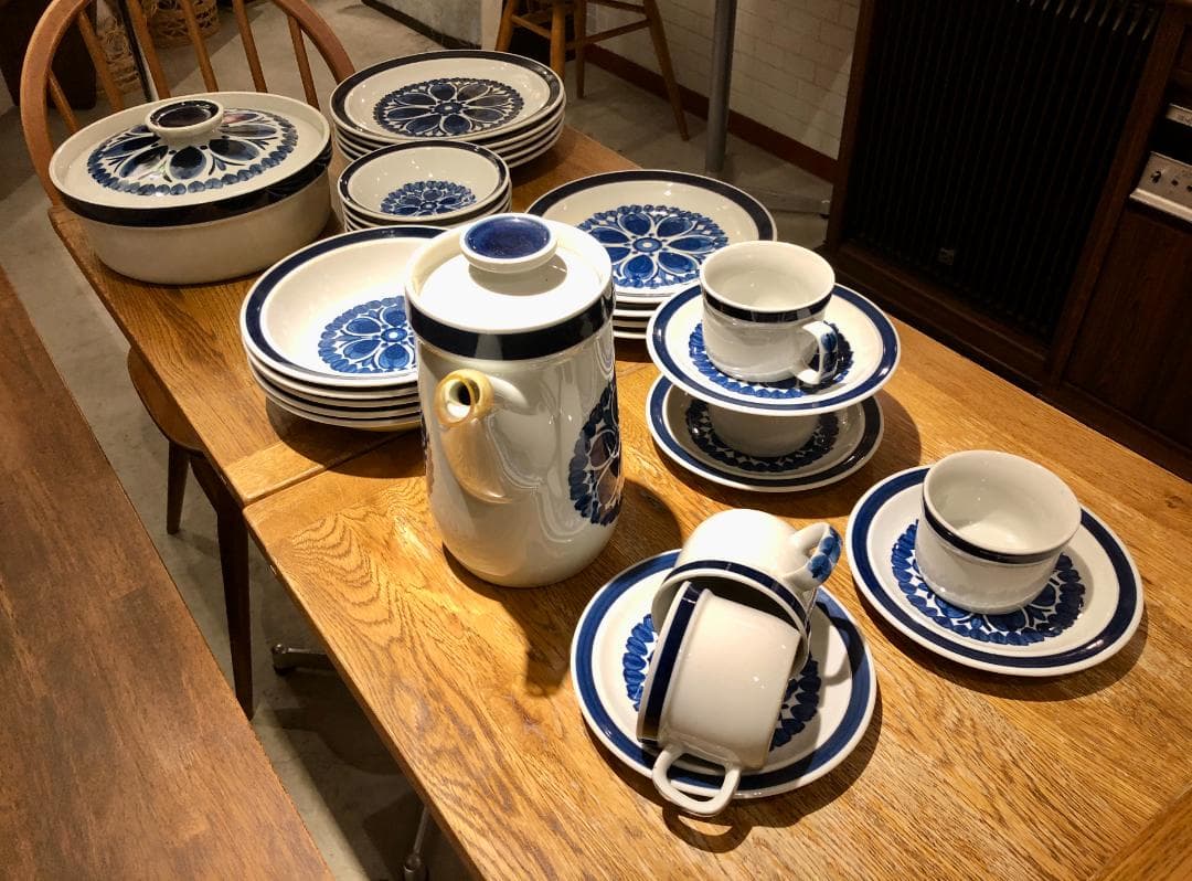 北欧風 70年代物 KAKUSHO 洋食器フルセットまとめ売り 昭和レトロ
