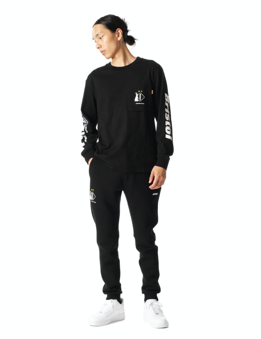 新品 20FW FCRB × #FR2 POCKET L/S TEE 黒 S