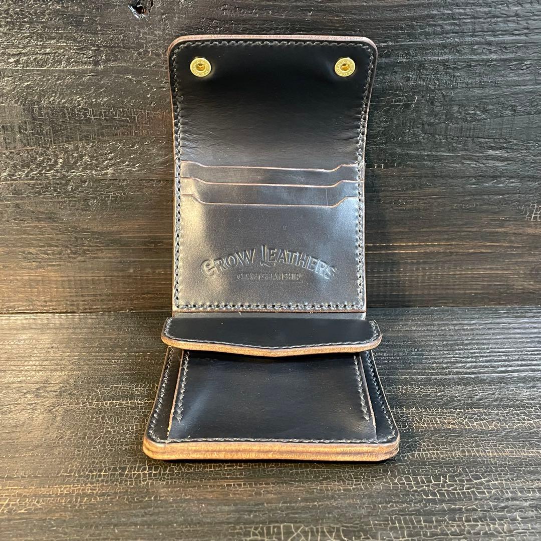 HORWEEN クロムエクセル　ショートトラッカーウォレット　三つ折り