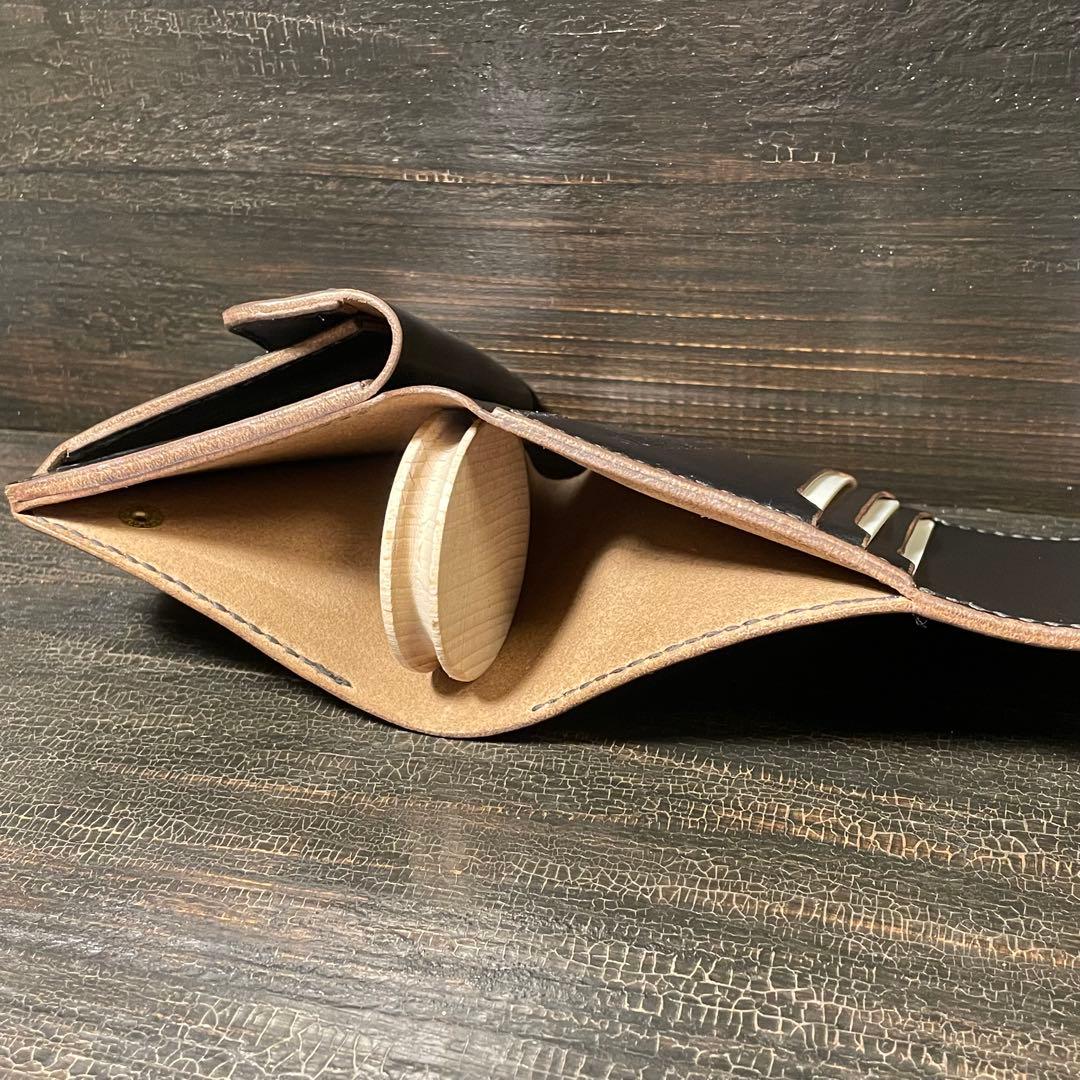 HORWEEN クロムエクセル　ショートトラッカーウォレット　三つ折り
