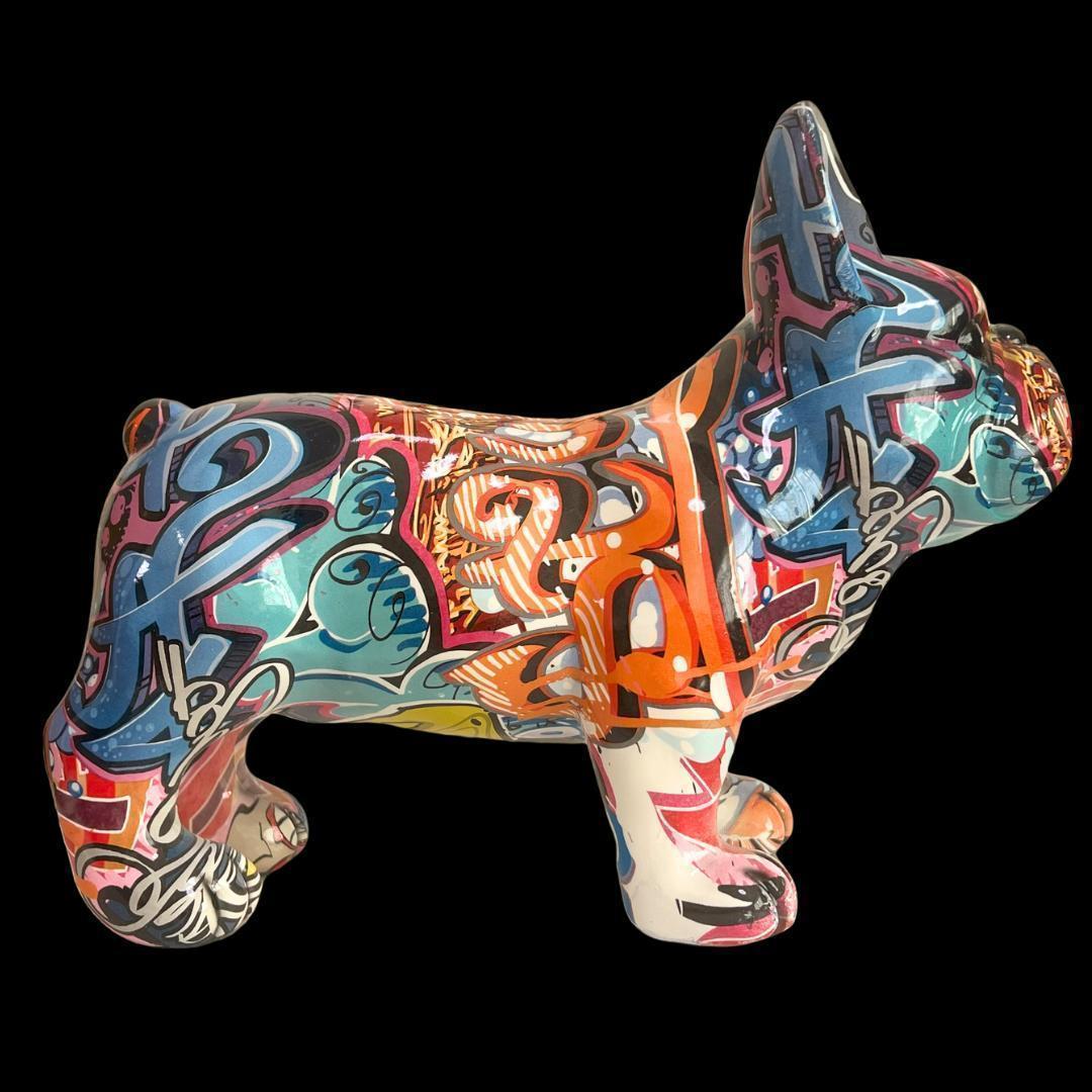 犬のオブジェ　フレンチブルドッグの置物　動物　像　人形　インテリア　フィギュア