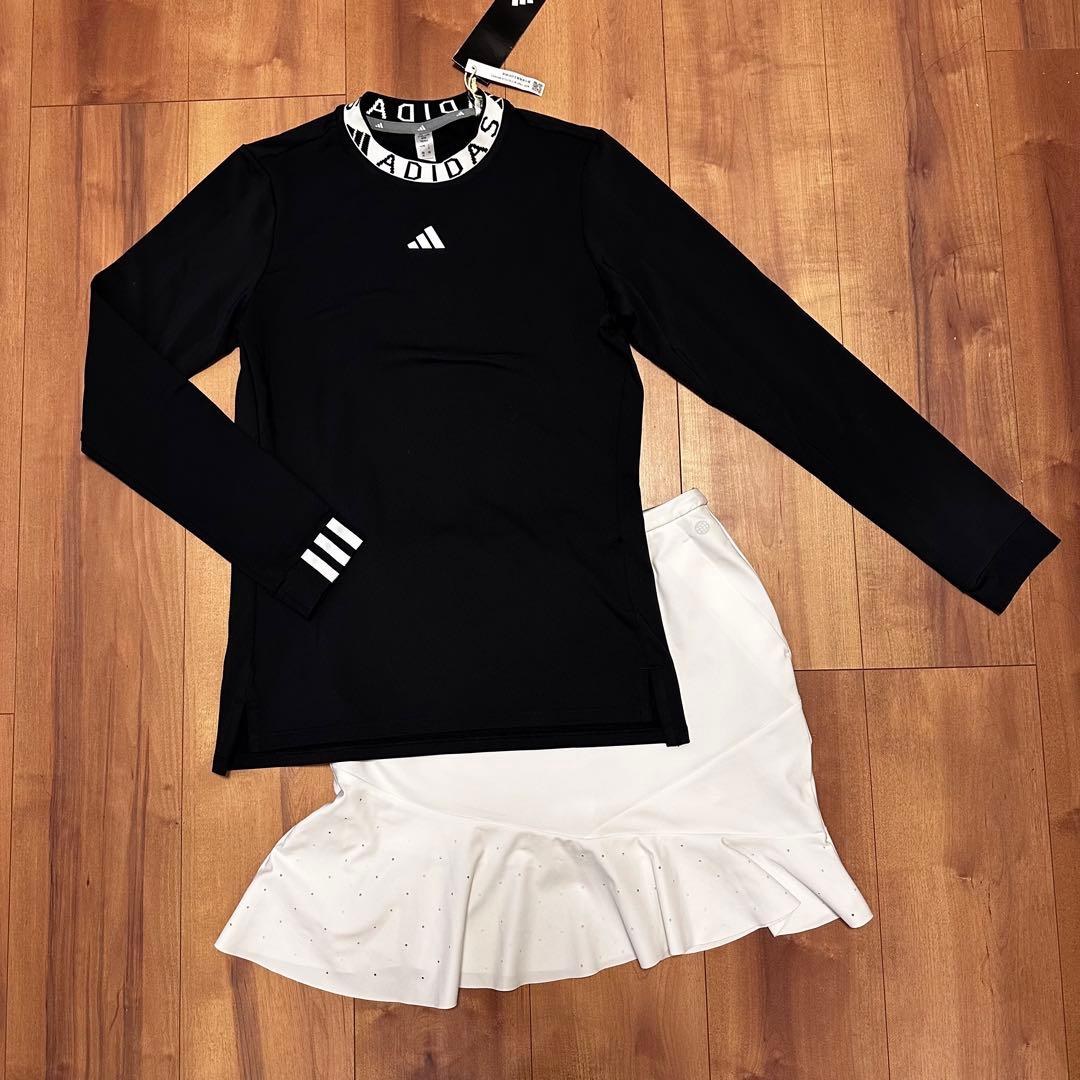 長袖　ハイネック　フリルスカート　サイズS セットアップ　春夏秋