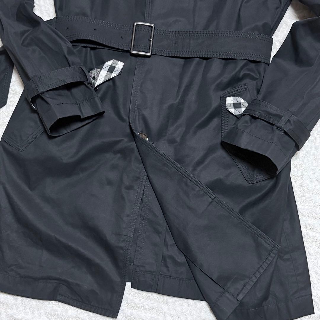 美品✨BURBERRY LONDON BLUE LABEL 濃紺 トレンチコート