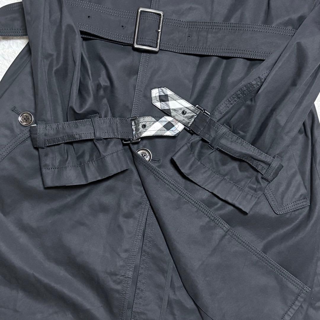 美品✨BURBERRY LONDON BLUE LABEL 濃紺 トレンチコート