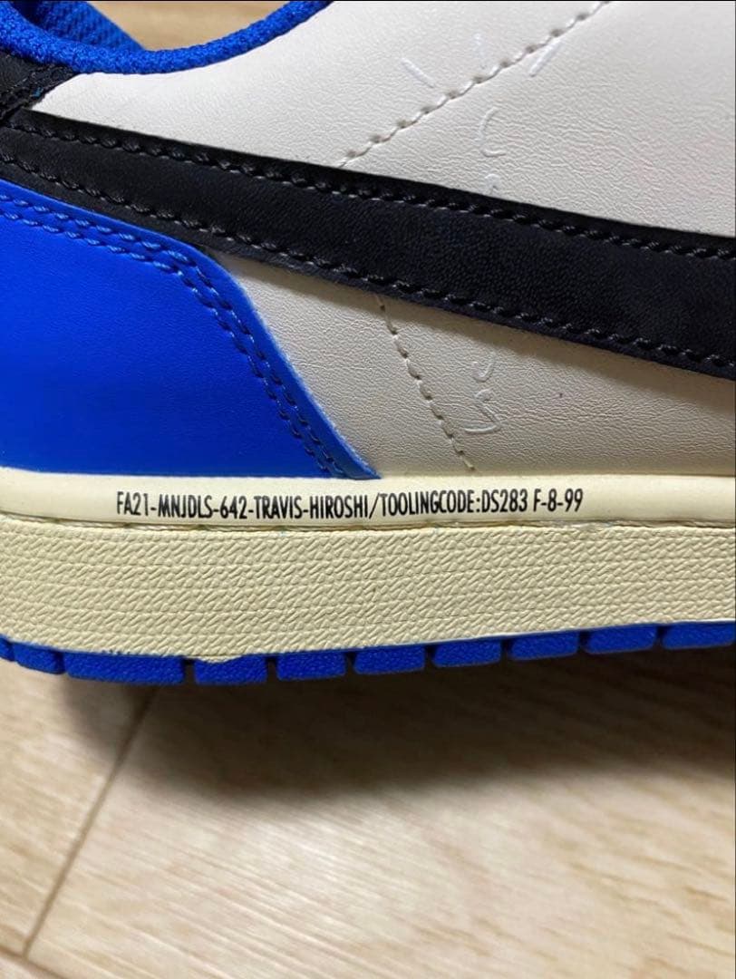 Nike Air Jordan 1 Low ホワイト/ブラック/ブルー
