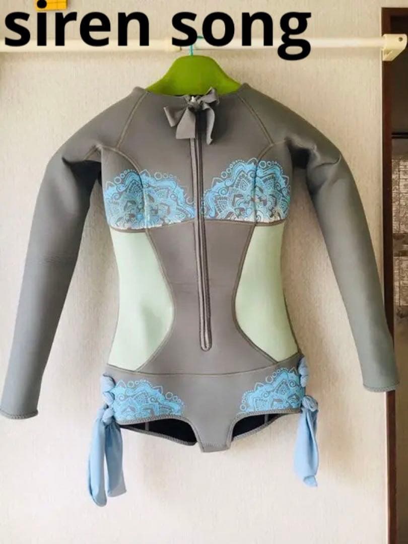 ウェットスーツ スプリング ダイビング ロンスプ ワンピース水着 レディース