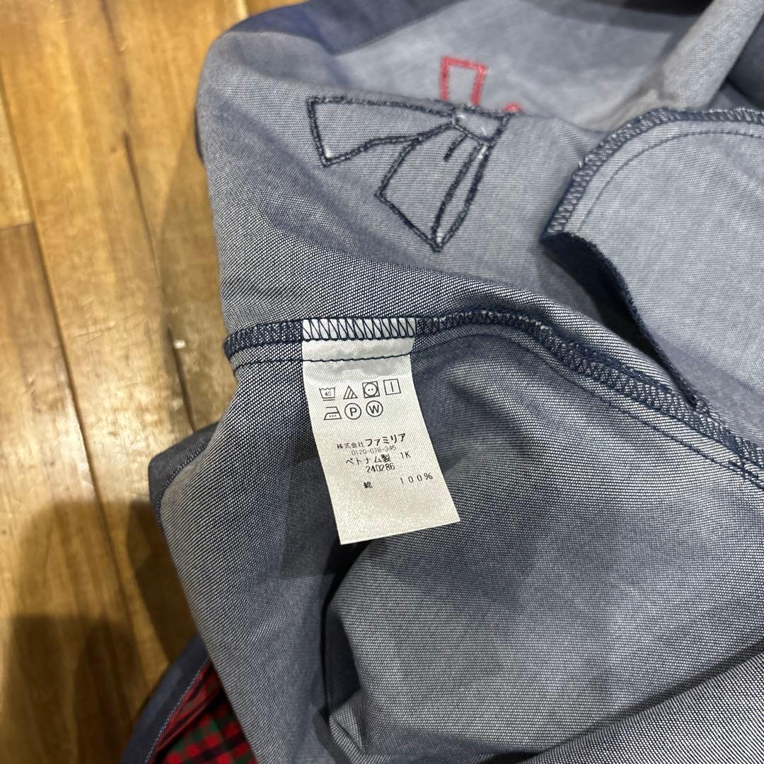 タロウ　新品　familiar ワンピース　リボン　100