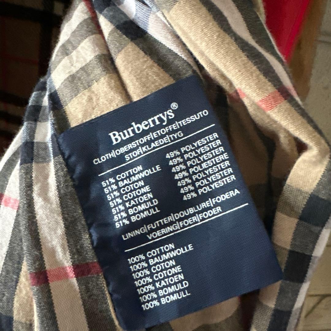 【VINTAGE】 BURBERRYS ENGLAND製 ライナー付き