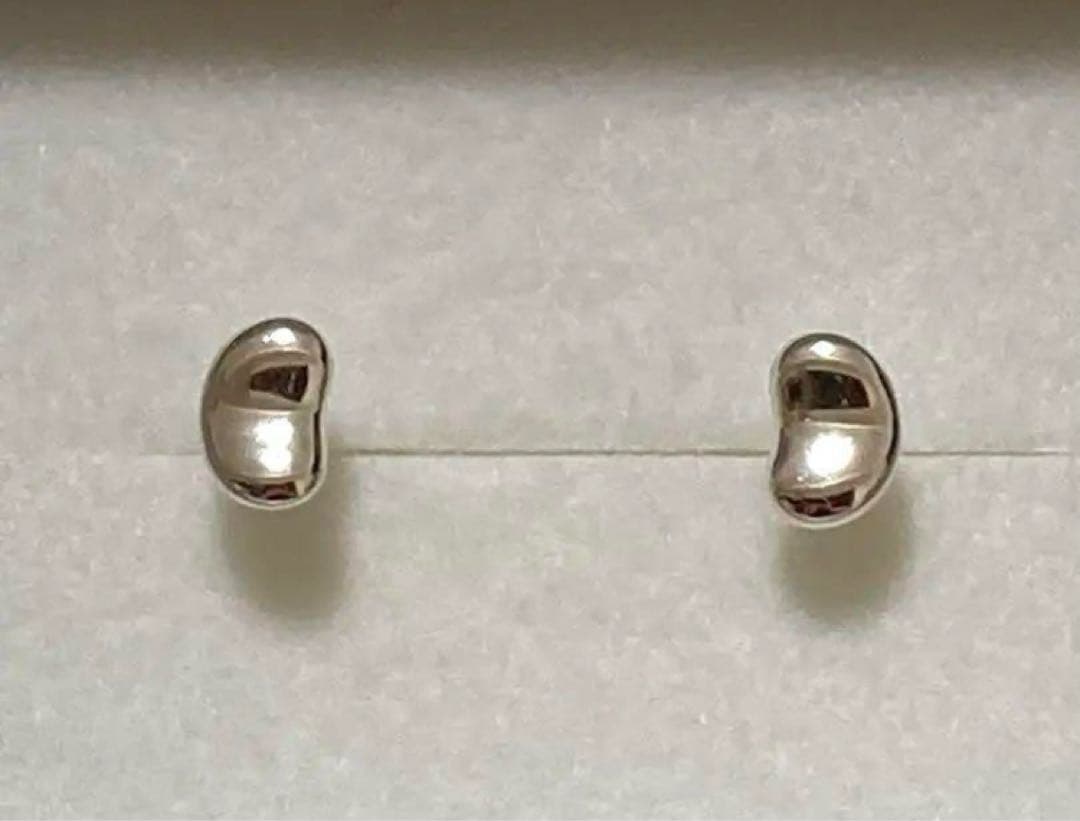 ティファニーミニビーンピアスTiffany TIFFANYビーンシルバー925