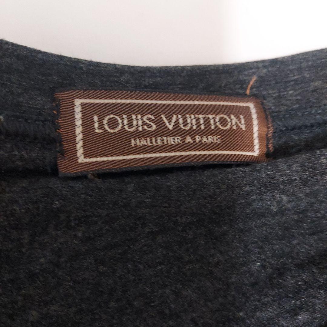 LOUIS VUITTON ダークグレー 長袖セータータイムセール3日迄
