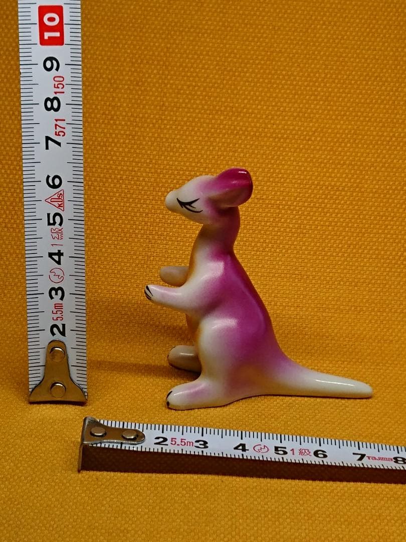 カンガルー　陶器　オブジェ　置物　インテリア　工芸品　美術品　A2762
