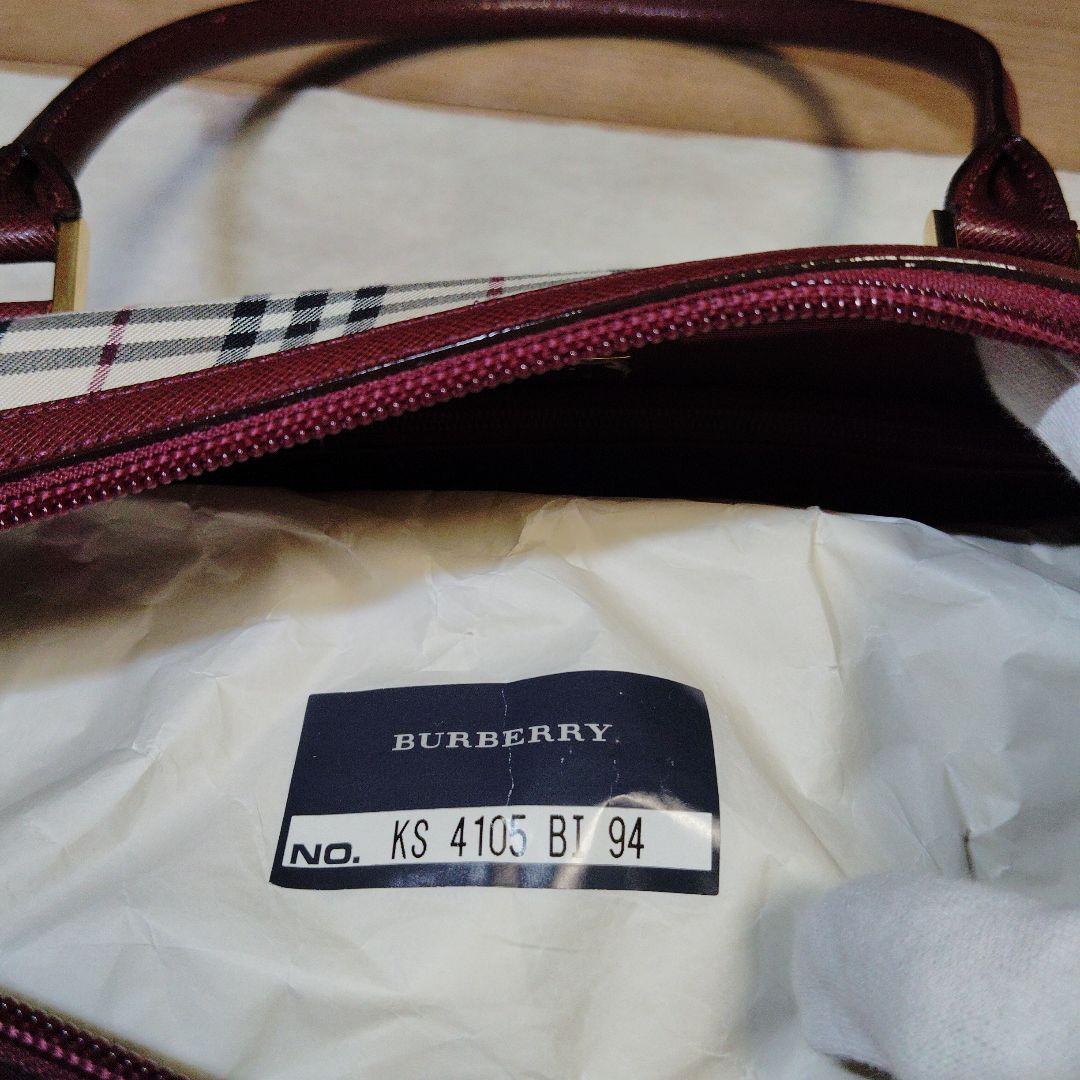 極美品BURBERRY チェック柄ショルダー、ボストンバッグほぼ未使用