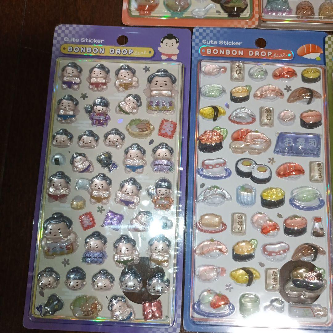 正規品　BONBON DROP 和柄　7枚　ボンボンドロップシール