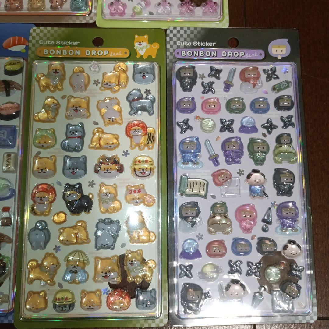 正規品　BONBON DROP 和柄　7枚　ボンボンドロップシール