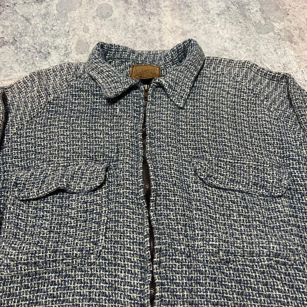 90s Quiksilver ツイード ジャケット ギャバジャン　サーフ