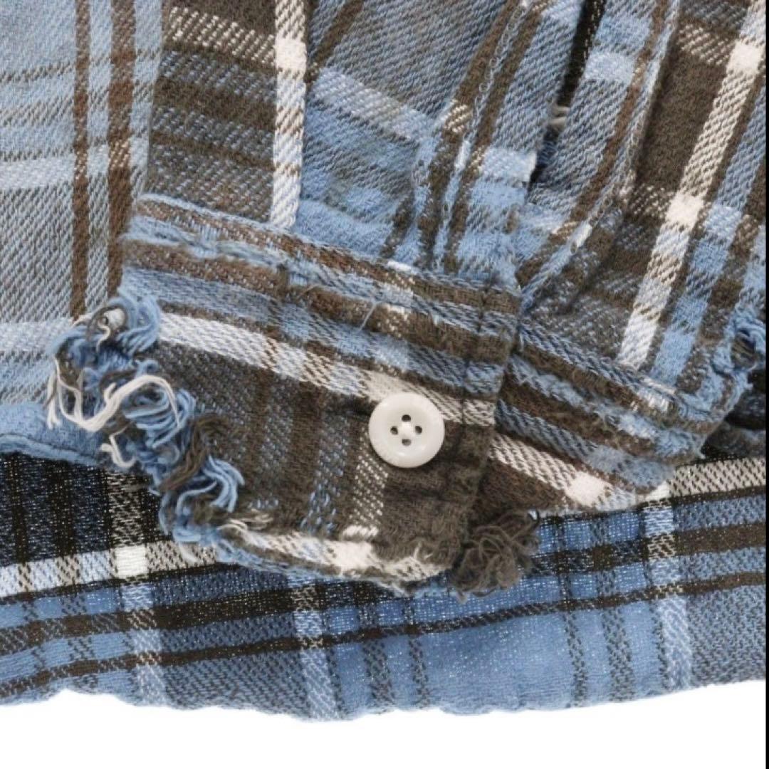 SAINT Mxxxxxx セントマイケル チェックシャツ ヘビネル ネルシャツ