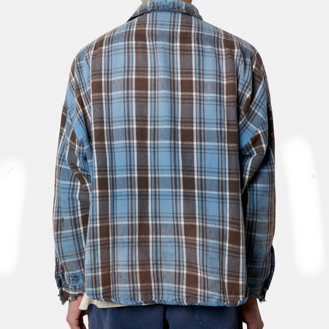 SAINT Mxxxxxx セントマイケル チェックシャツ ヘビネル ネルシャツ