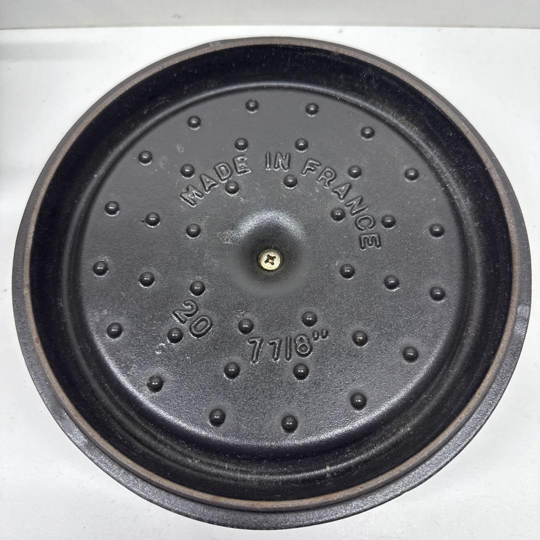 STAUB La Cocotte 黒 鍋 20センチ ストウブ 両手鍋