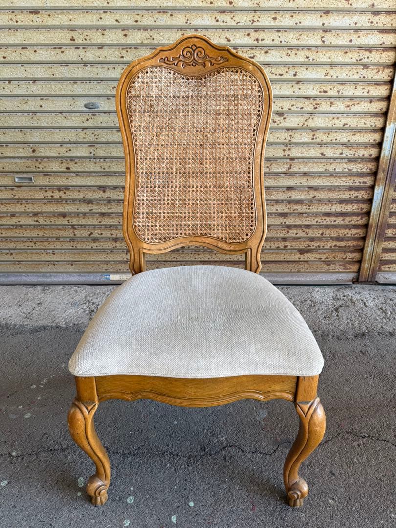 【O-1890】ロココ調 テーブル 机 デスク 書斎 アンティーク