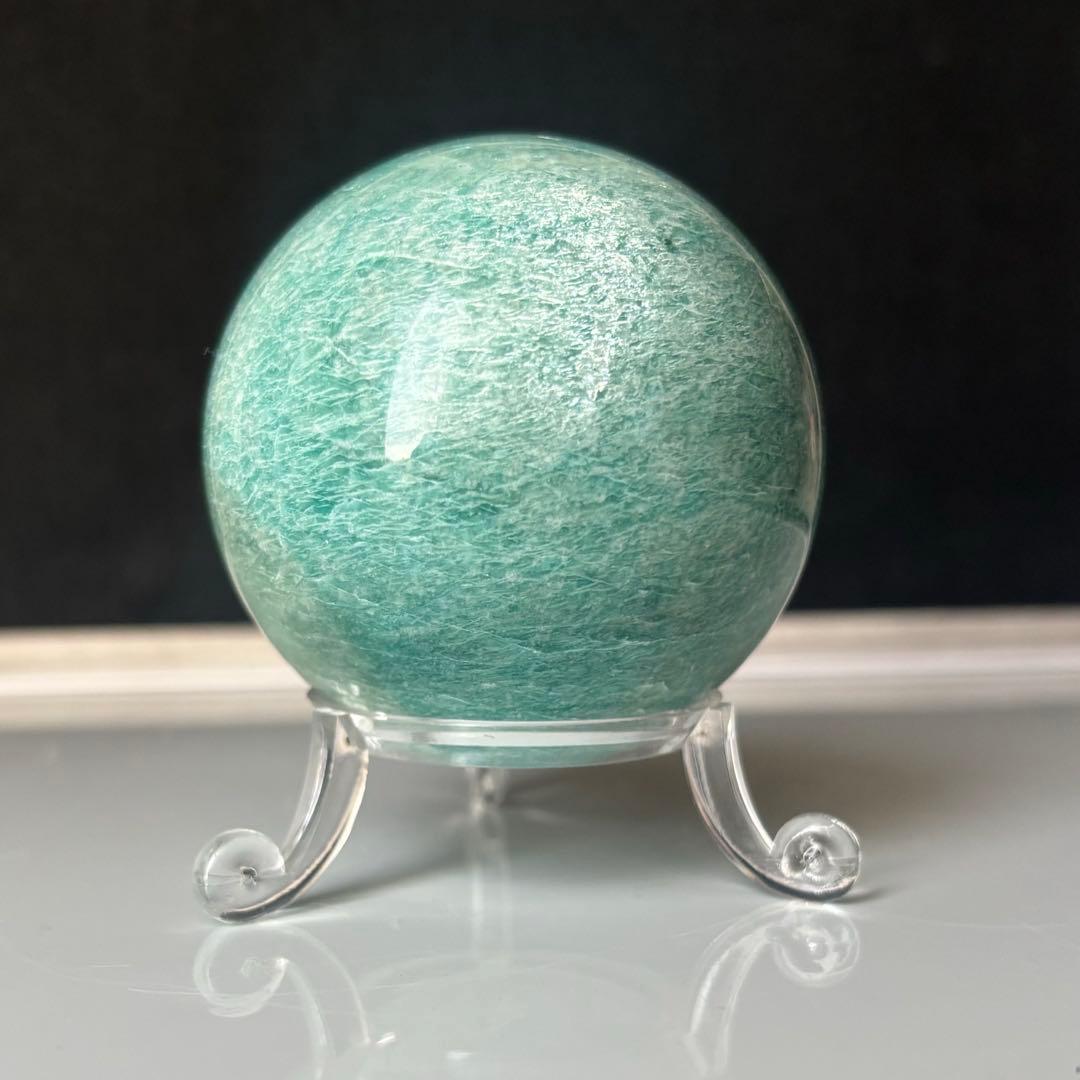 perry アマゾナイト　スフィア　61mm