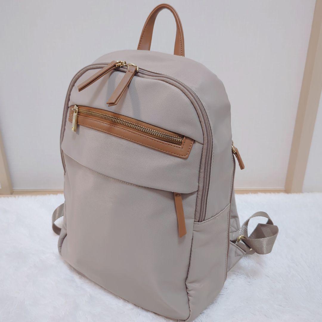 ace. エース スリマリー ビジネスリュック A4 PC収納 グレージュ 底鋲