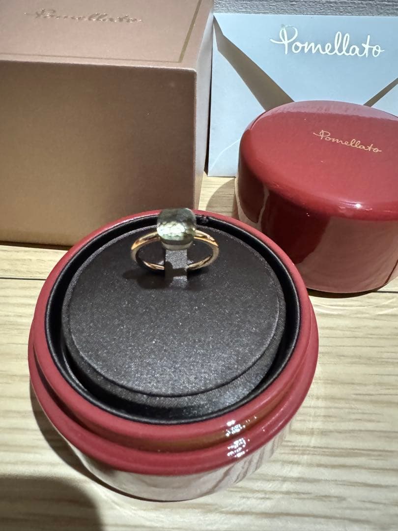 ふゆ‪☆ポメラート プラシオライト　ヌード　プチ リング #56 美品