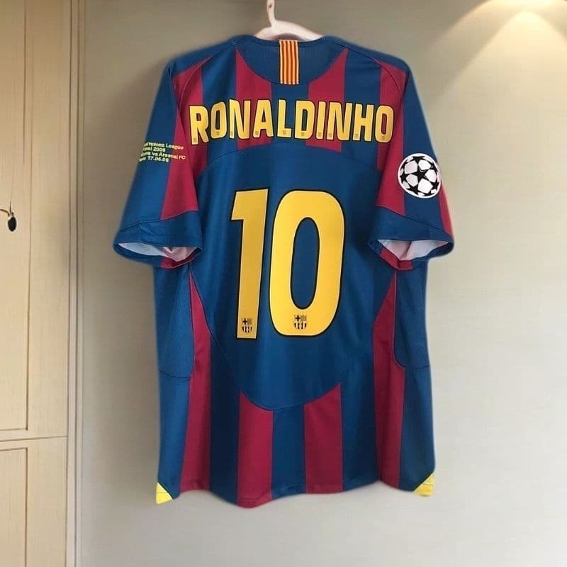 05-06 バルセロナ RONALDINHO 半袖 10番 シャツ