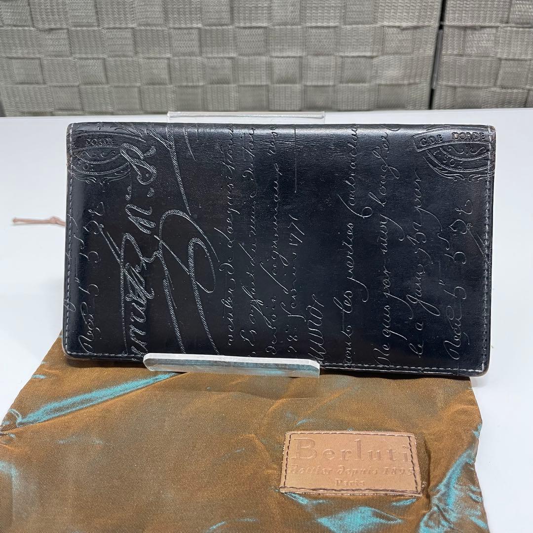 M*A様 Berluti カリグラフィー　黒　長札入れ