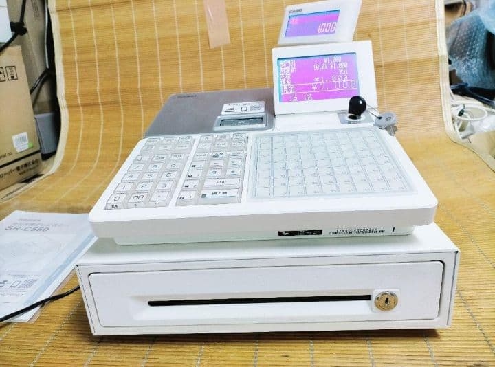 カシオレジスター　SR-CS550　スマホ連携Bluetooth　599959