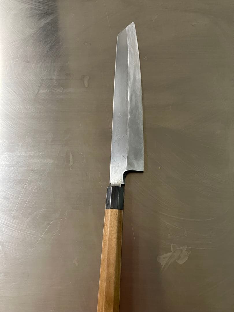 本焼　切付包丁　270mm 薄刃包丁 真改作 ￼刺身包丁