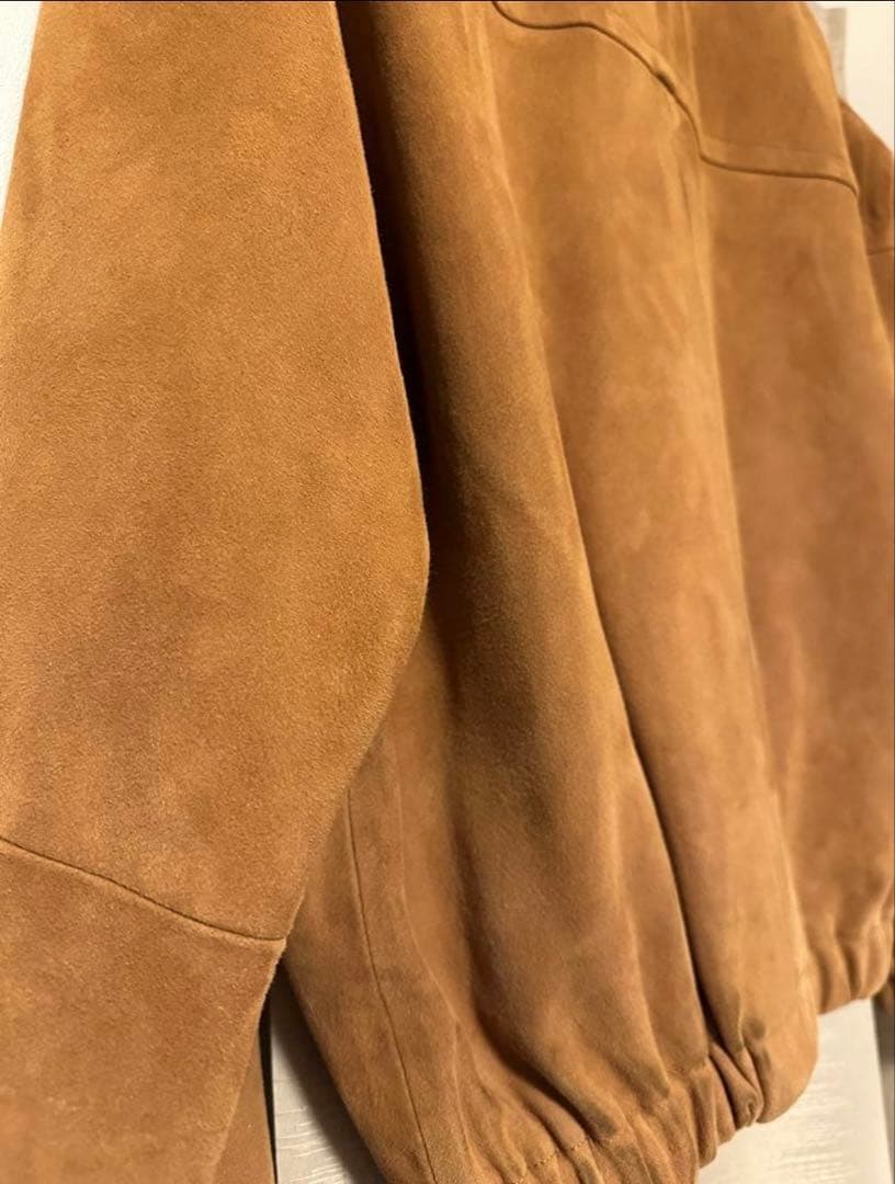 AURALEE LAMB SUEDE ZIP BLOUSON サイズ3