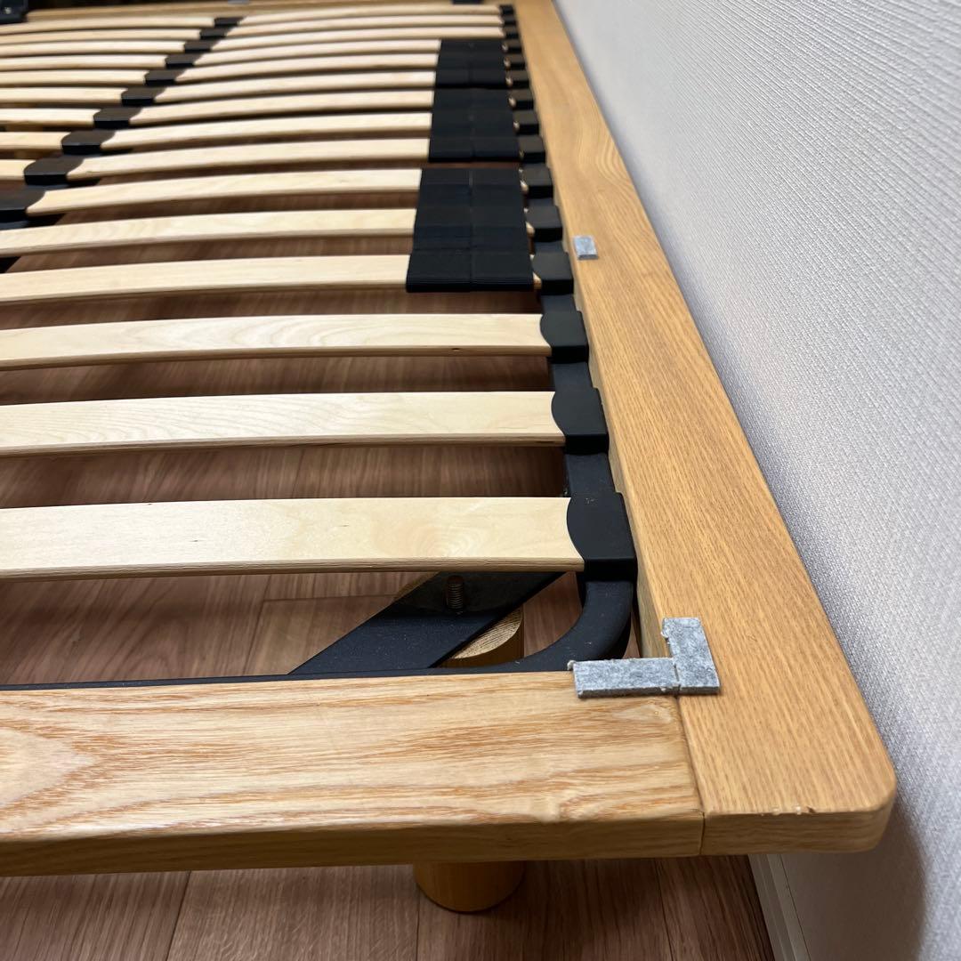 ニ*う様 セミダブルベッドフレーム ナチュラルウッド