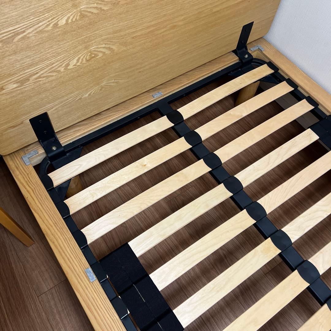 ニ*う様 セミダブルベッドフレーム ナチュラルウッド