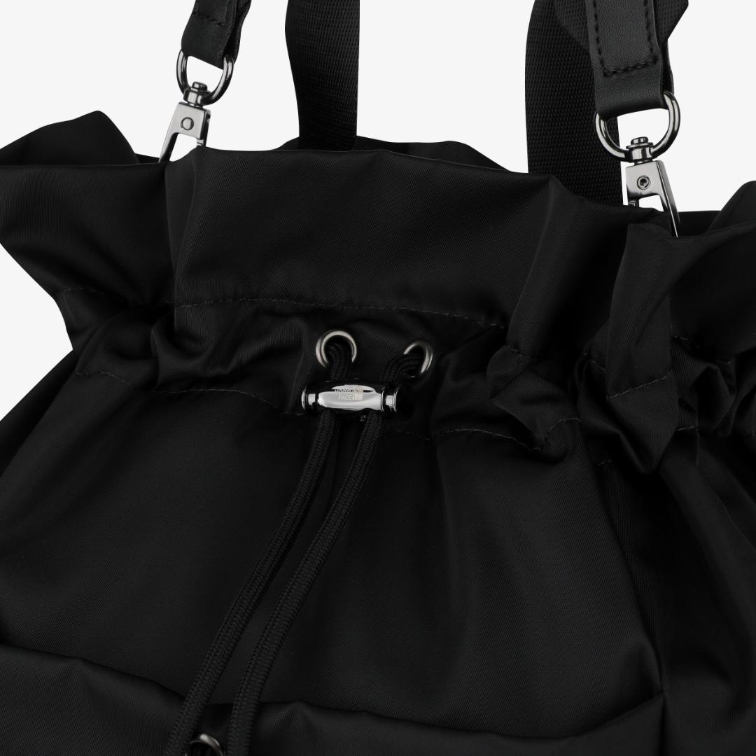 韓国限定　ノースフェイス ホワイトレーベル　ボニーパックM ブラック　K