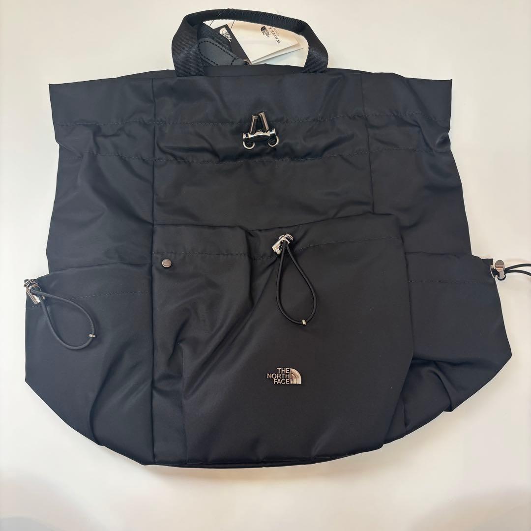 韓国限定　ノースフェイス ホワイトレーベル　ボニーパックM ブラック　K